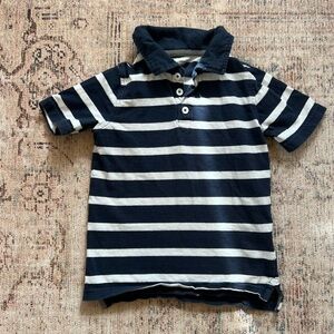 Old Navy Kids Polo in Navy and White Stripes